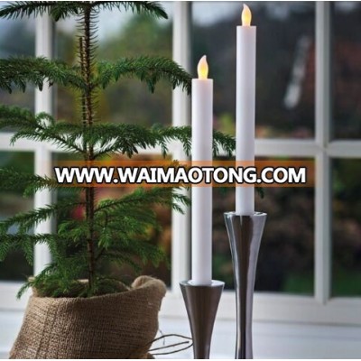 Wholesale Flickering flameless wax led dinner taper candle