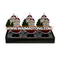 paraffin wax  Santa Claus Christmas candles set gift